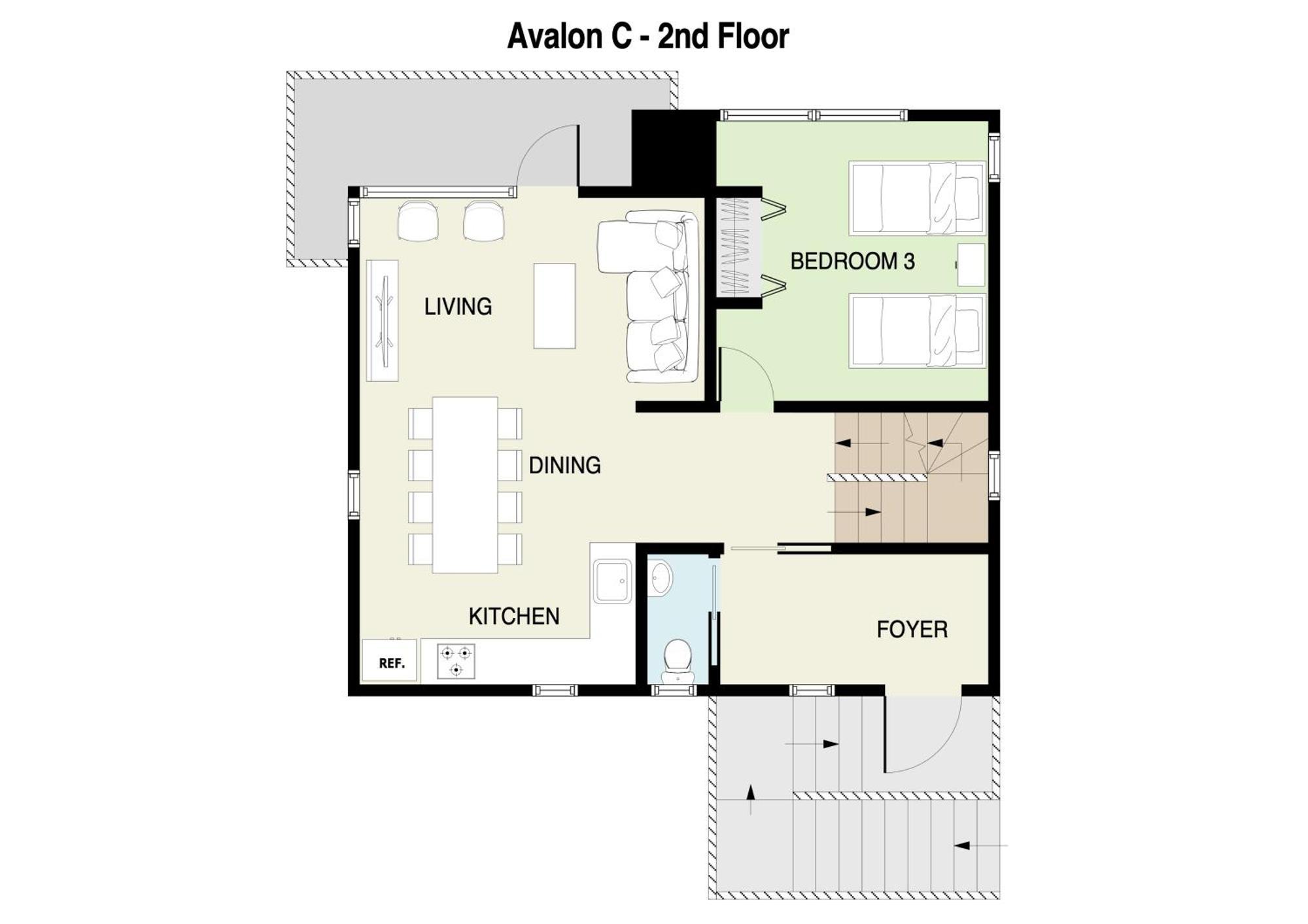 Avalon Apartman Kucsan Kültér fotó